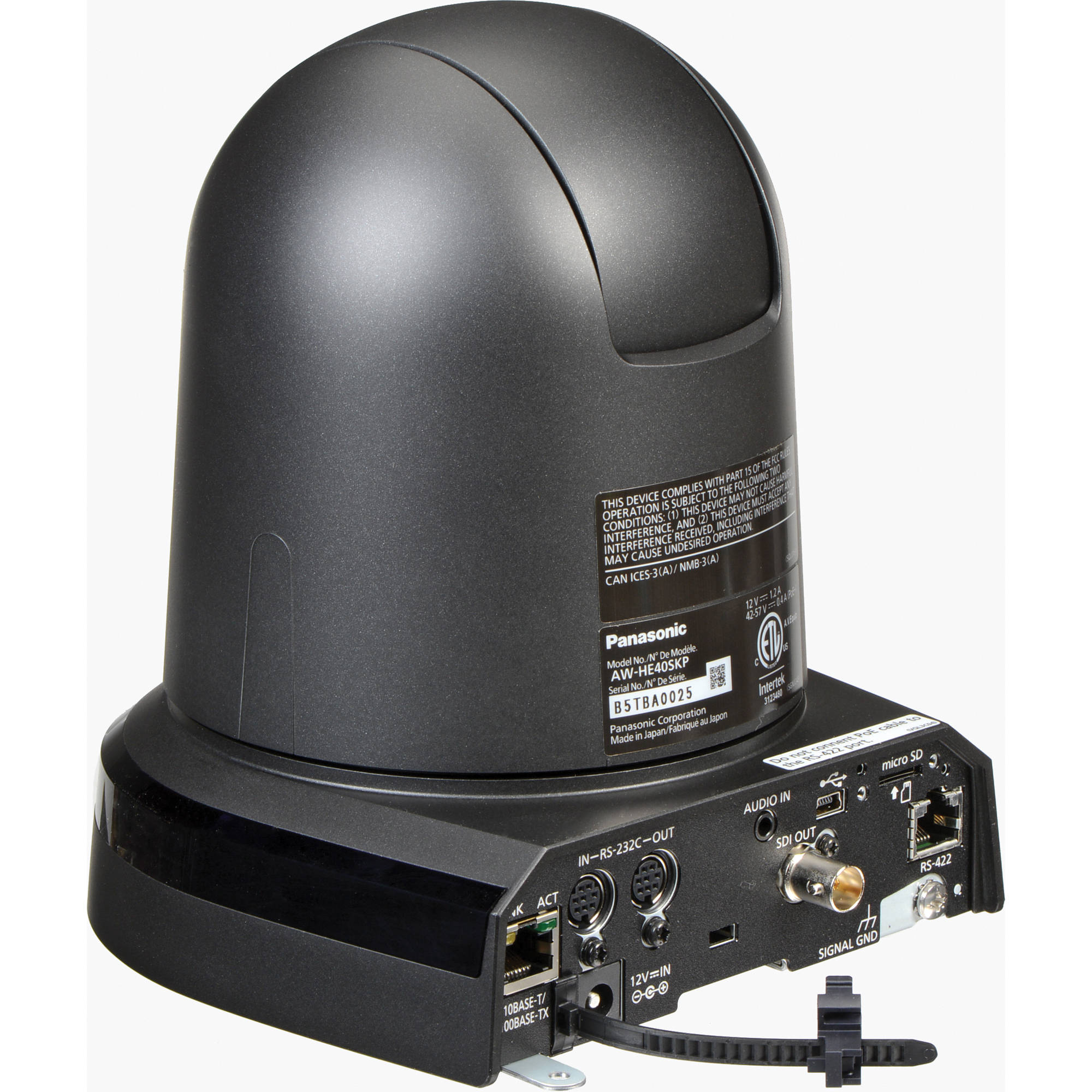 Panasonic AW-HE40SK PTZ Camera with HD-SDI Output - Image 2