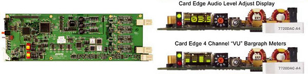 Evertz 7720DAC-A4 Dual AES to Quad Analog Audio Converter with Unbalanced/Balanced AES Inputs