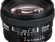 Nikon AF NIKKOR 20mm f/2.8D Lens