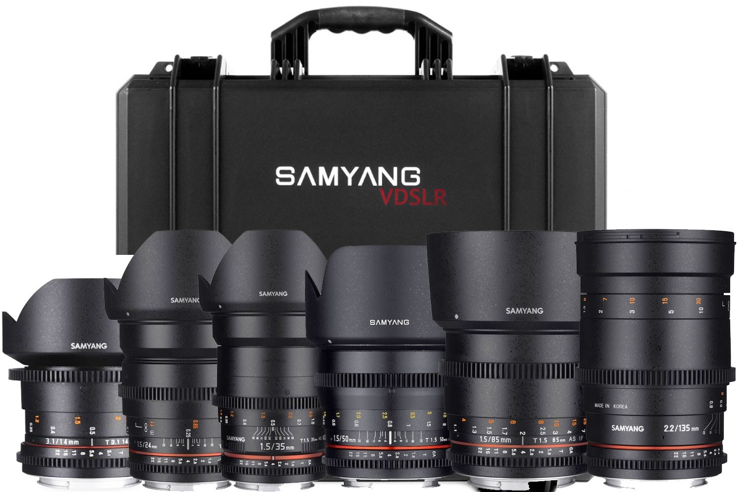 Samyang VDSLR Cine ii 6 Lens Kit