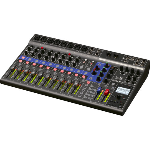 Zoom LiveTrak L-12 - 12-Channel Digital Mixer & Multitrack Recorder - Image 4