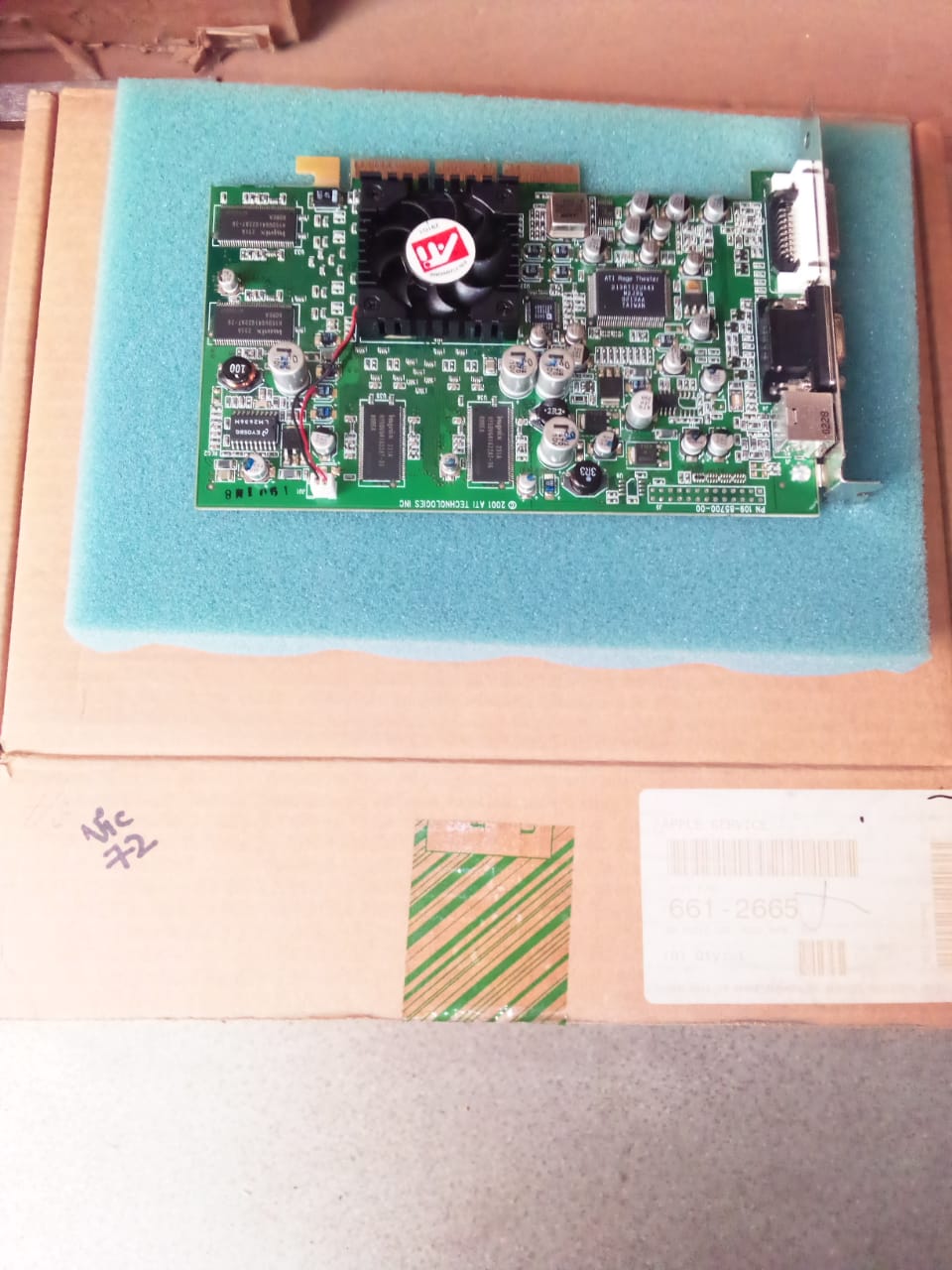 Apple 661-2665 BD, VIDEO CARD, R200, 64MB, SVR