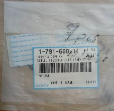 Sony 1-791-660-11 CABLE FLAT (FJC-1) FOR WV-DR5